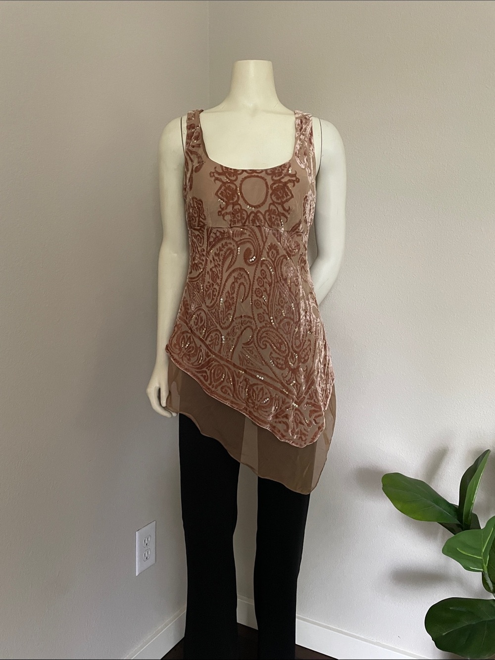 Vintage ECI New York Silk Top